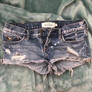 Abercrombie jean shorts kids size 12